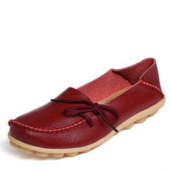 New Women Real Leather Shoes Moccasins Mother Loafers New Women Real Leather Shoes Moccasins Mother Loafers