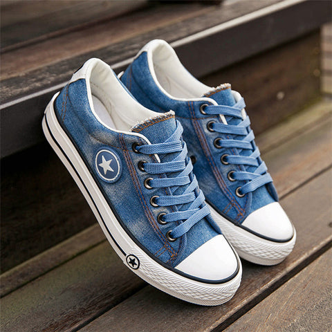 Women Canvas Skateboard Shoes