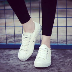 Spring and summer white shoes