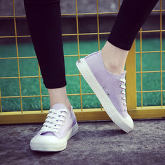 Spring and summer white shoes